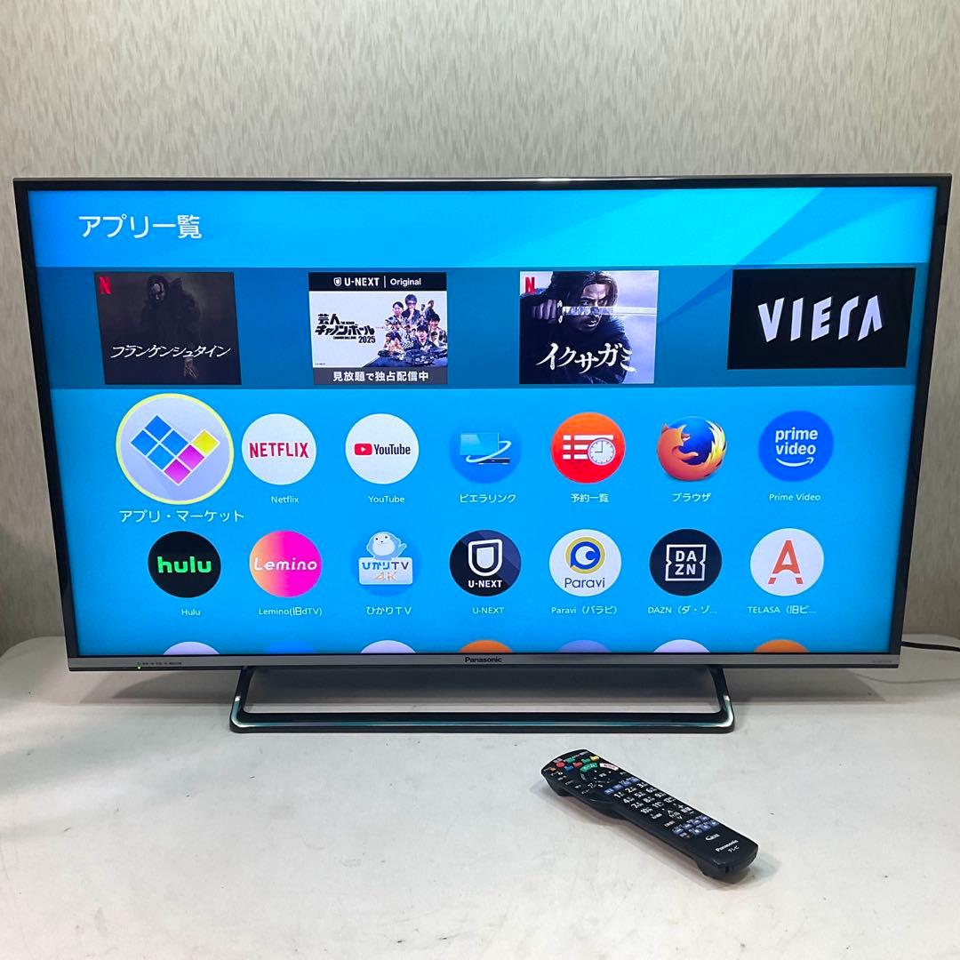 4K パナソニック 40型 液晶テレビ TH-40CX700 動画アプリ対応