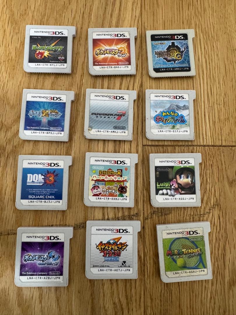 a*5様 Nintendo ニンテンドー 3DS ソフト 12個 動作確認