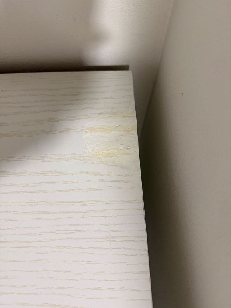 (直接取引でお安くします)ニトリ ホワイト木製チェスト 4段 幅79.5cm