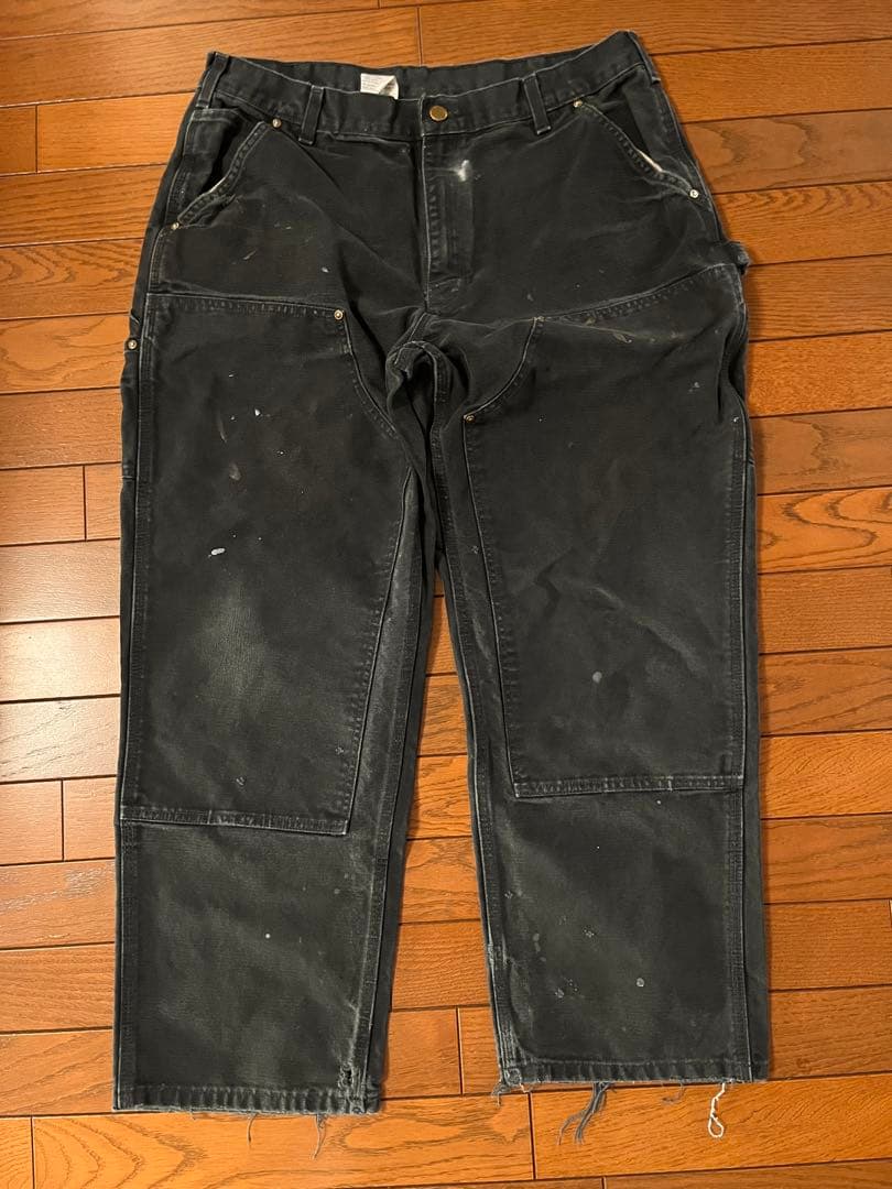 ブラック！CARHARTT DOUBLEKNEE カーハートダブルニー