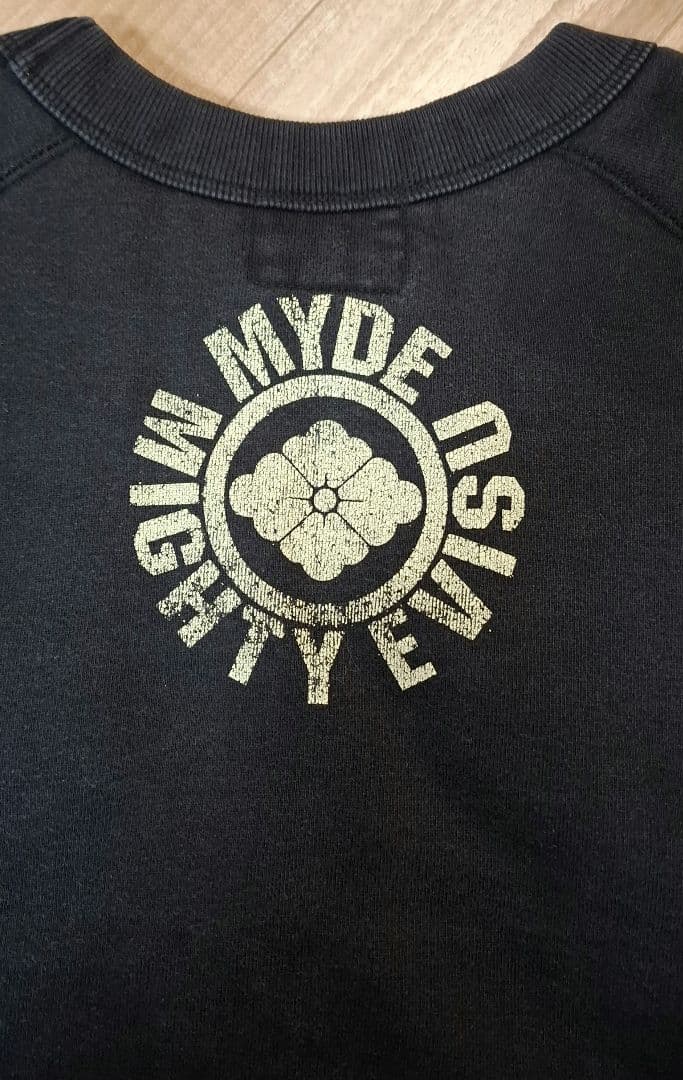 エヴィス　EVISU ブラック スウェット　トレーナー 38