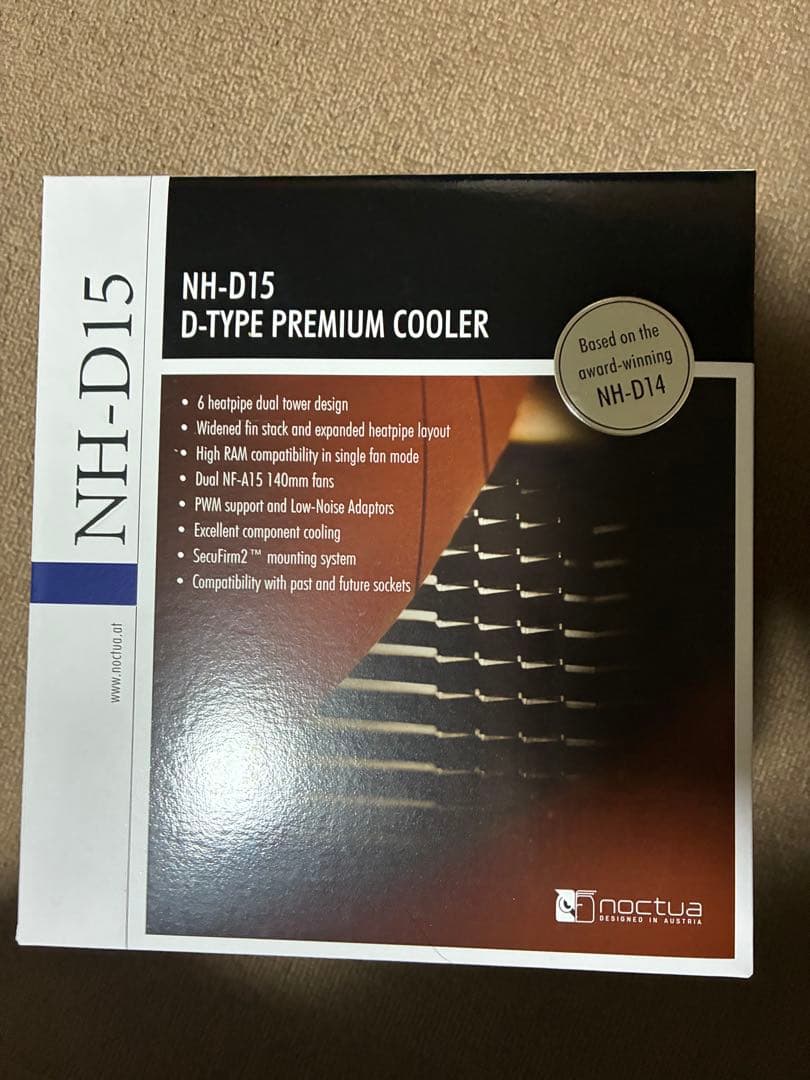 Noctua NH-D15, プレミアム CPUクーラー ツインタワー
