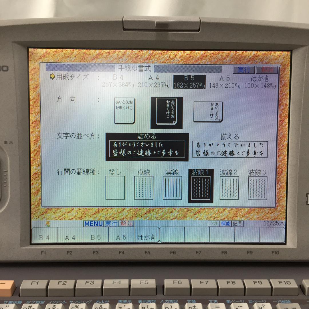 CASIO Darwin GX−500 ワープロ M169