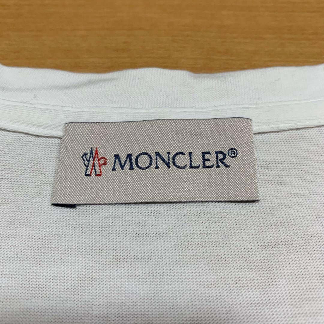 〔美品〕モンクレール　レディース　ロンT ホワイト 長袖 TシャツXS 5S52