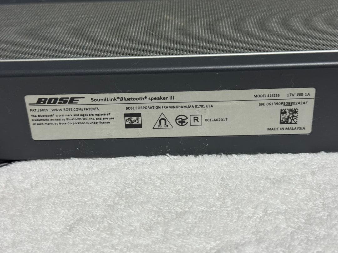 BOSE Sound Link Bluetooth speaker Ⅲ