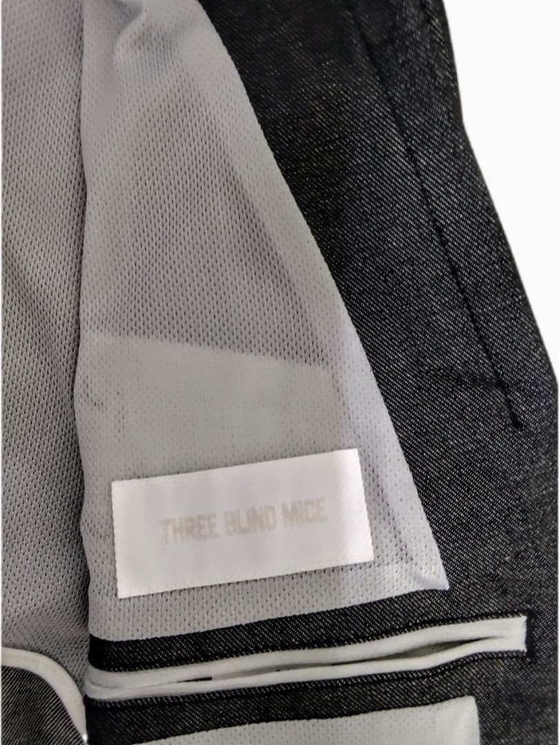 新品未使用THREE BLIND MICEデニム風スーツ