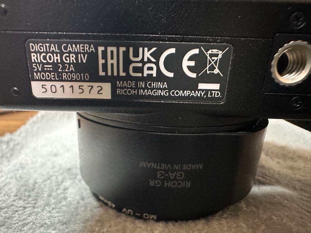 Ricoh GR IV コンパクトデジタルカメラ