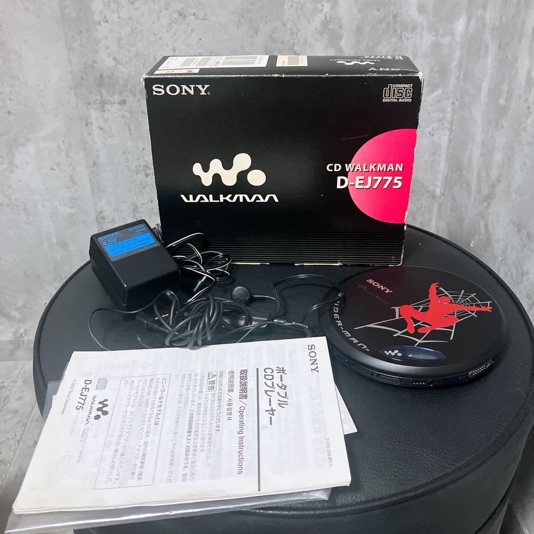 【超希少】SONY CD WALKMAN D-EJ775 SPIDER-MAN