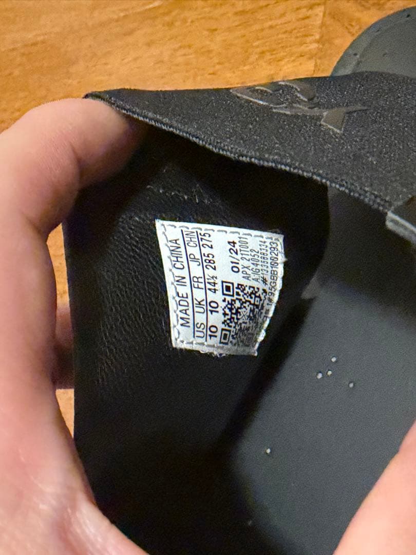 Y-3 レザー サンダル ブラック　28.5cm