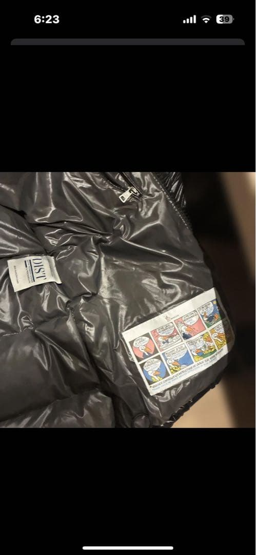 黒 ダウンジャケット Mサイズ フード付き