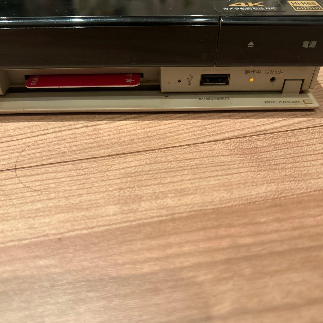 SONY 4K ブルーレイレコーダー　BDZ-ZW1500
