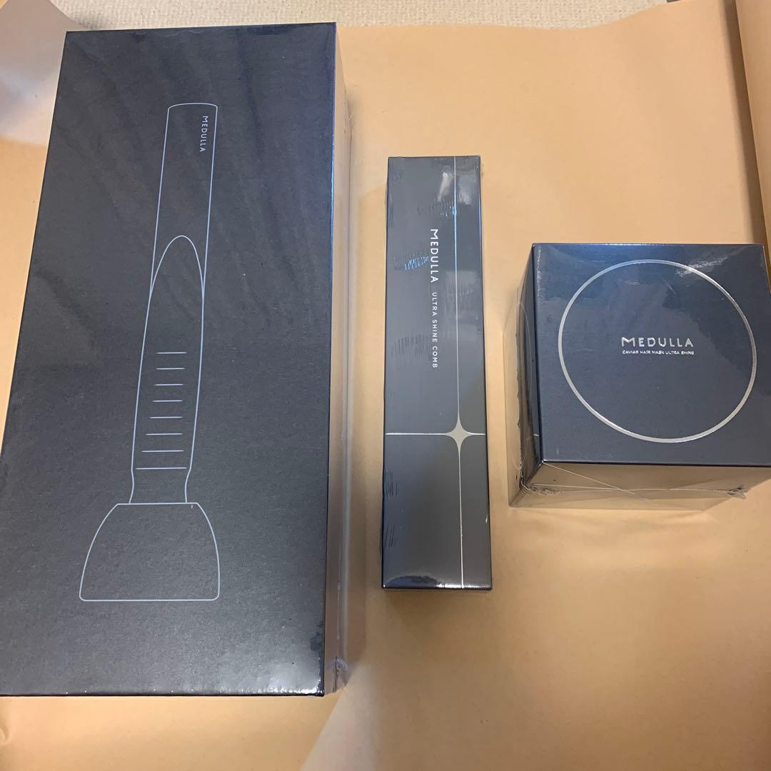 MEDULLA ソニックシャインプロ、コーム 、ヘアトリートメント3点セット