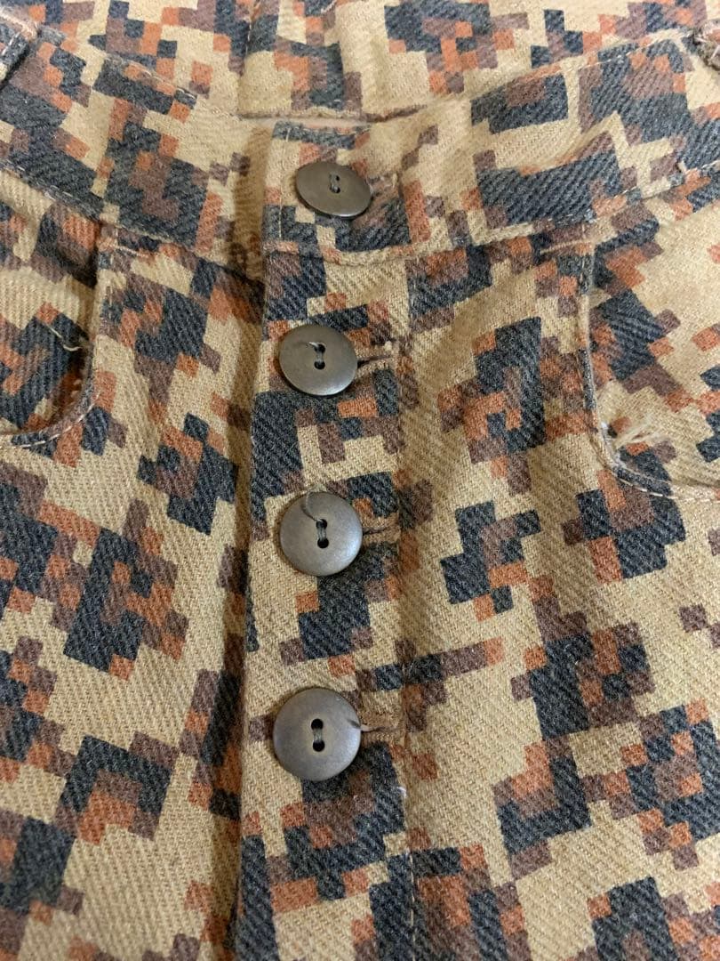 希少アーカイブ 90s Beauty:Beast デジタルレオパードウールパンツ