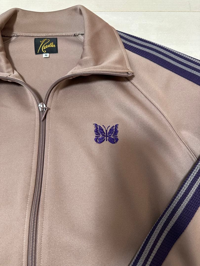 【A プロフ必読様】Needles トラックジャケットM taupe