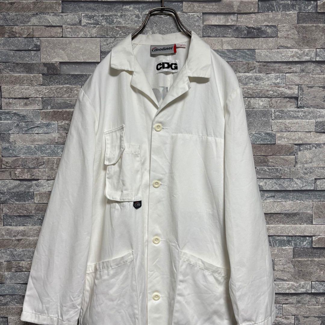 CDG molinel ロングワークジャケット WHT/M