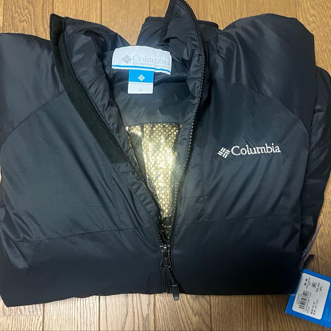 新品未使用！Columbia ブラック ダウンジャケット　M