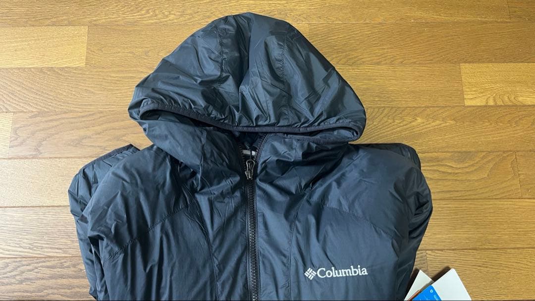 新品未使用！Columbia ブラック ダウンジャケット　M