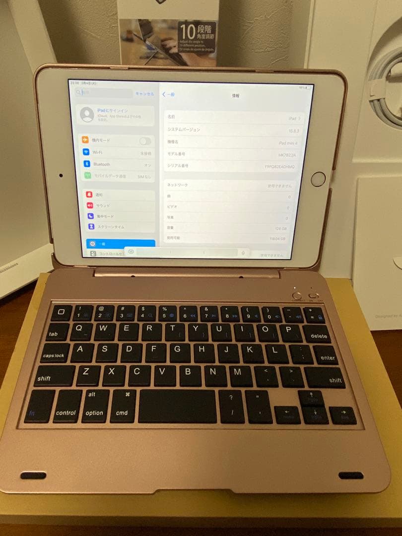 【極美品】 iPad mini 4 7.9インチ 128GB Simフリー