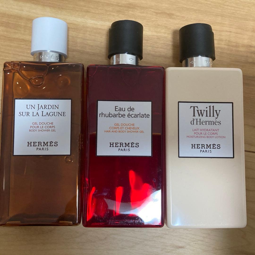 HERMES シャワージェル、ボディローション