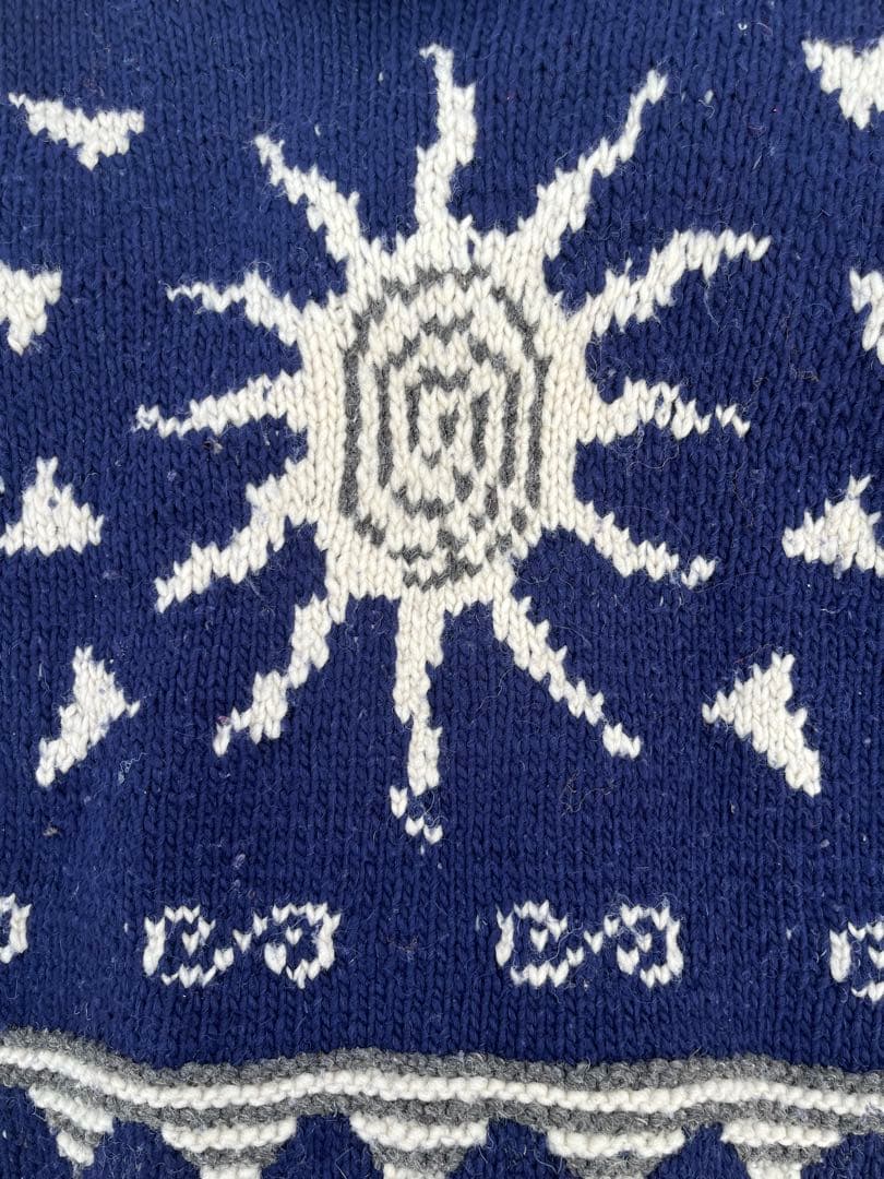 トップス Vintage 80s Hand Made Ecuador Knit