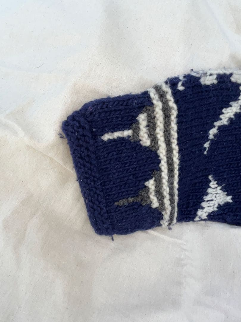 トップス Vintage 80s Hand Made Ecuador Knit