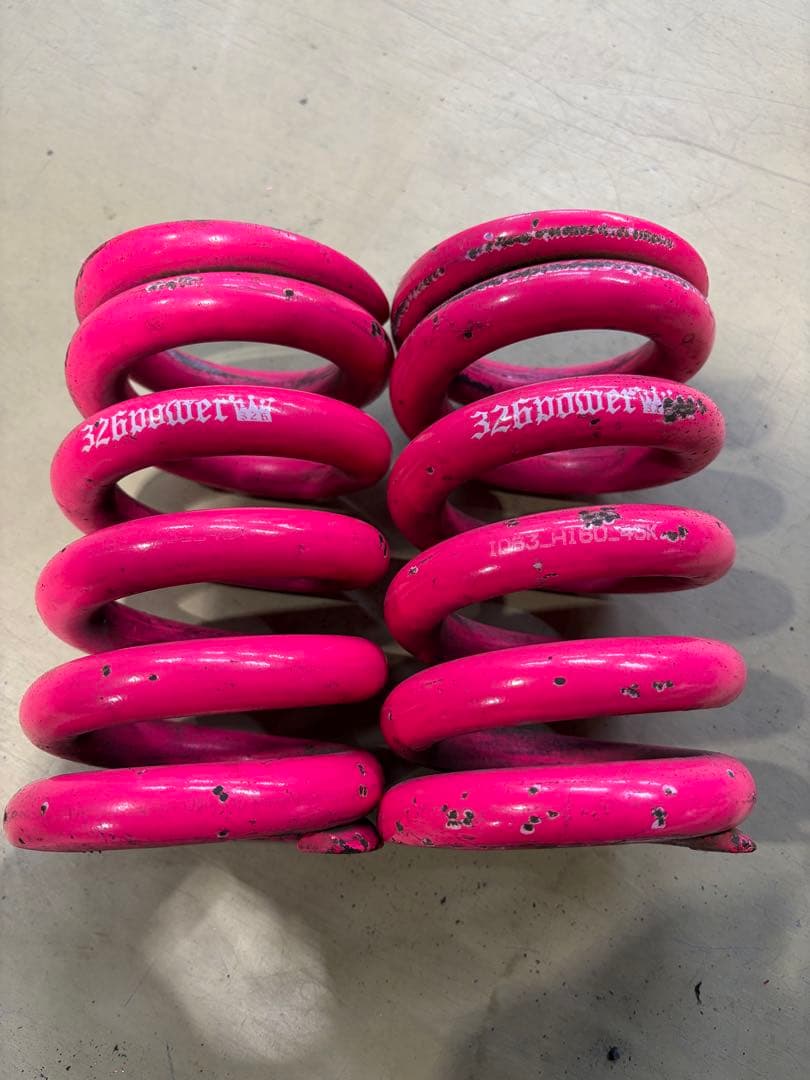 326power チャラバネ ID63 H1160 45kピンク 1セット