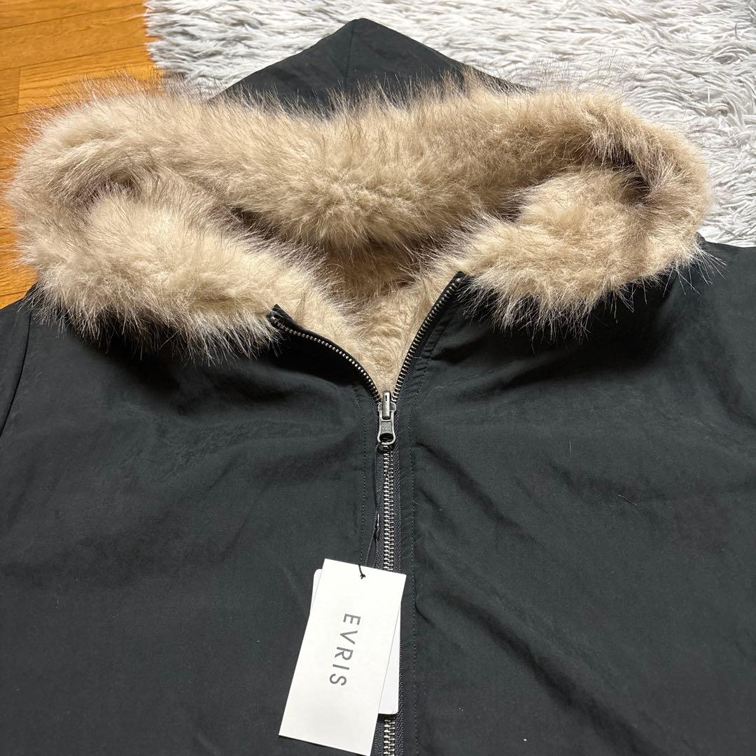 EVRISリバーシブルオーバーサイズフードブルゾン値下げ不可