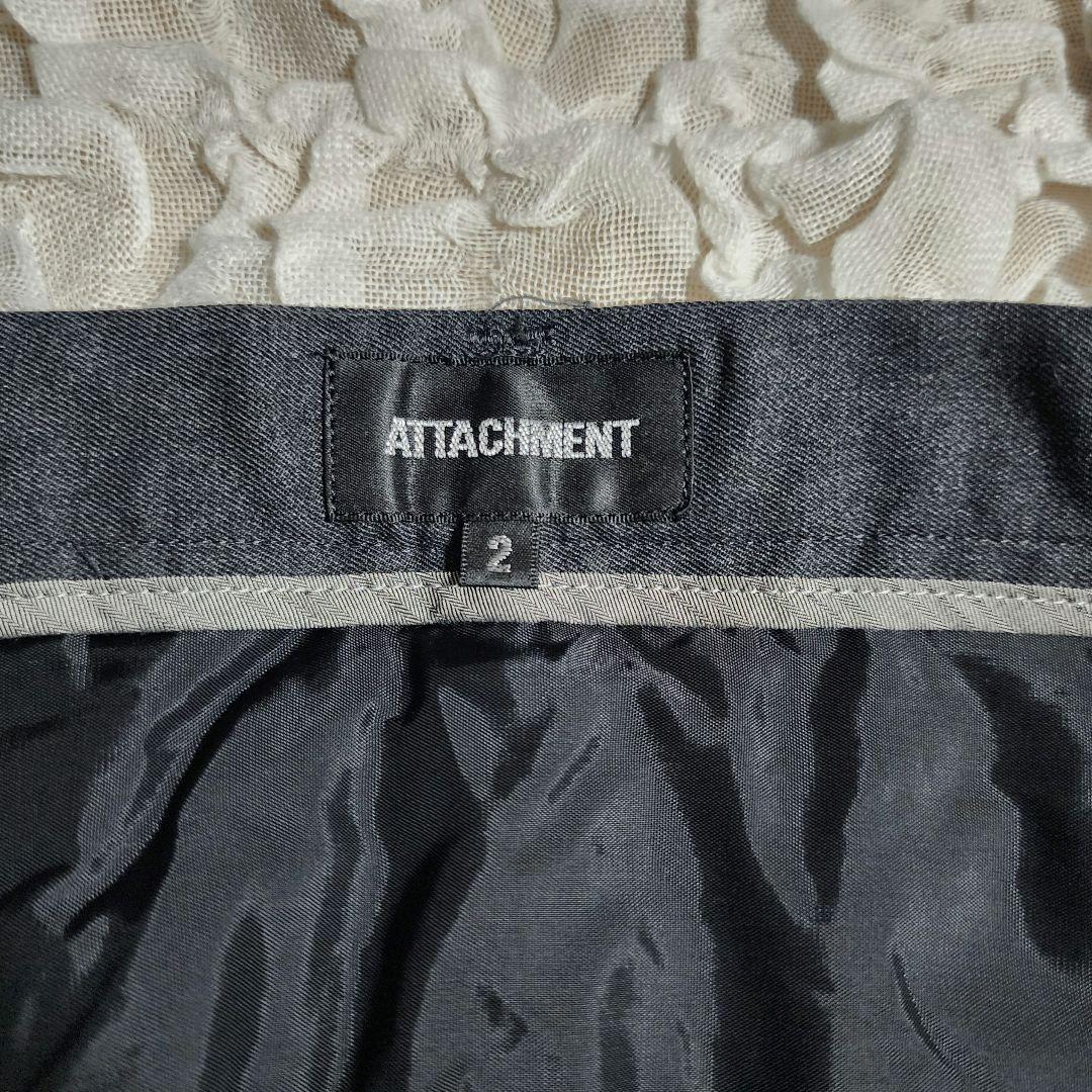 未使用 アタッチメント ウール テーパード スリム ウール スラックス