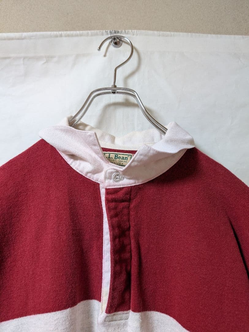 【90s/エルエルビーン/USA製】ラガーシャツ 常田大希着用 e079