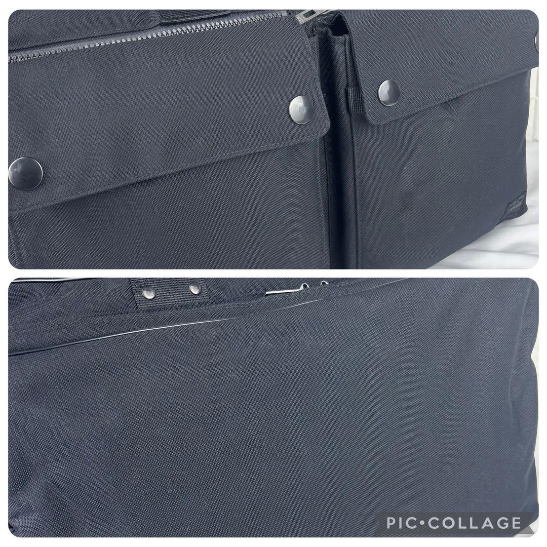 ✨極美品 希少✨ PORTER アングル 2WAY ダッフルバッグ ブラック