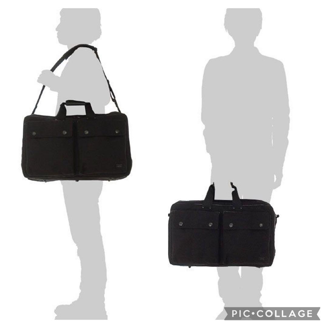 ✨極美品 希少✨ PORTER アングル 2WAY ダッフルバッグ ブラック