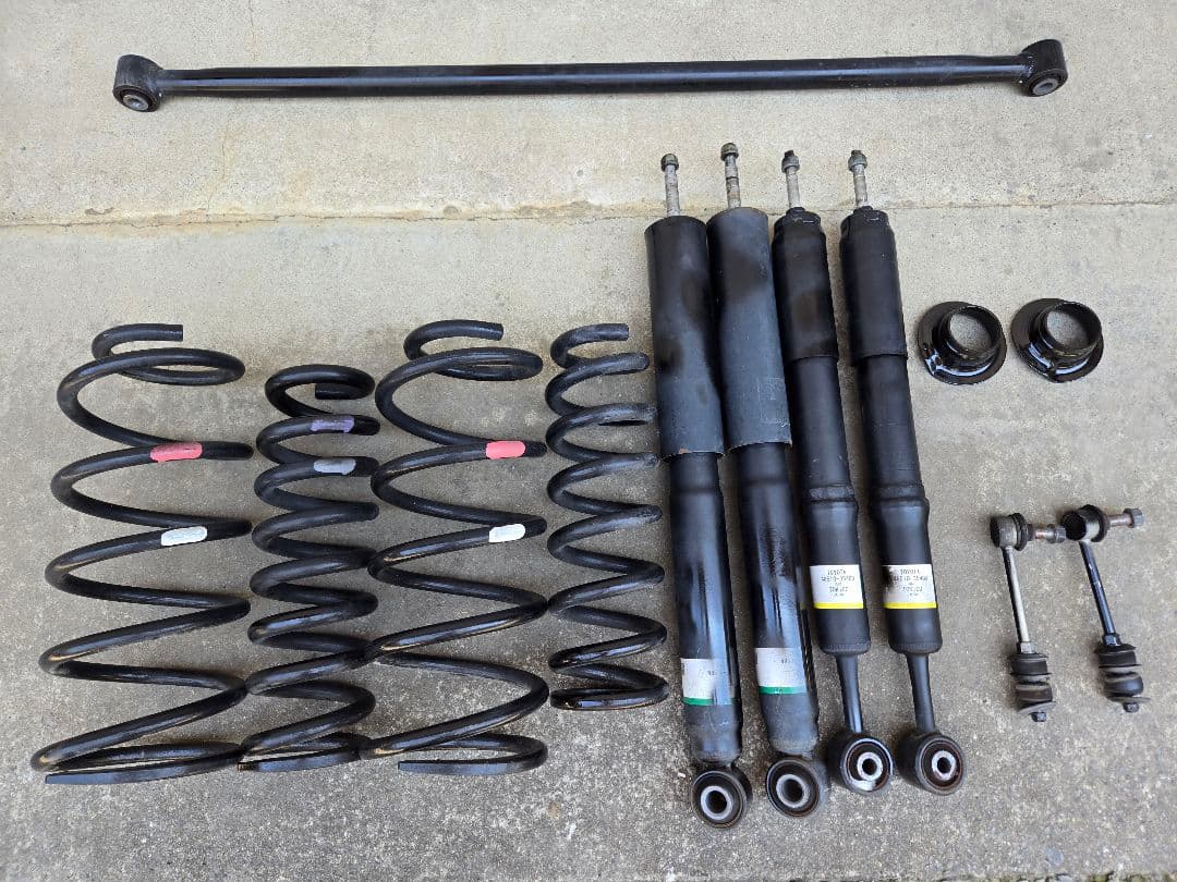 FJクルーザー 純正サスペンションセット ラテラルロッド スタビライザー