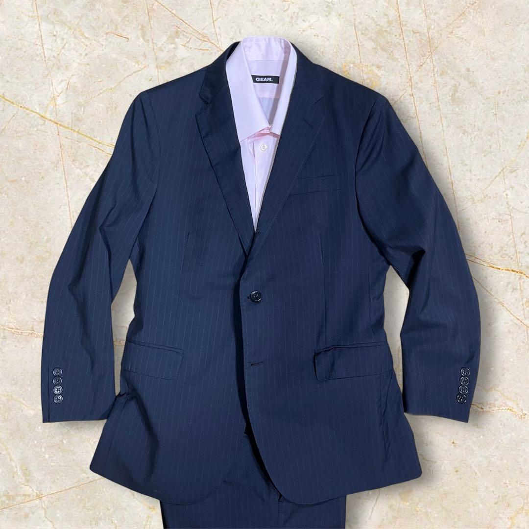 ネイビー ポロラルフローレン イタリア製 スーツ セットアップ