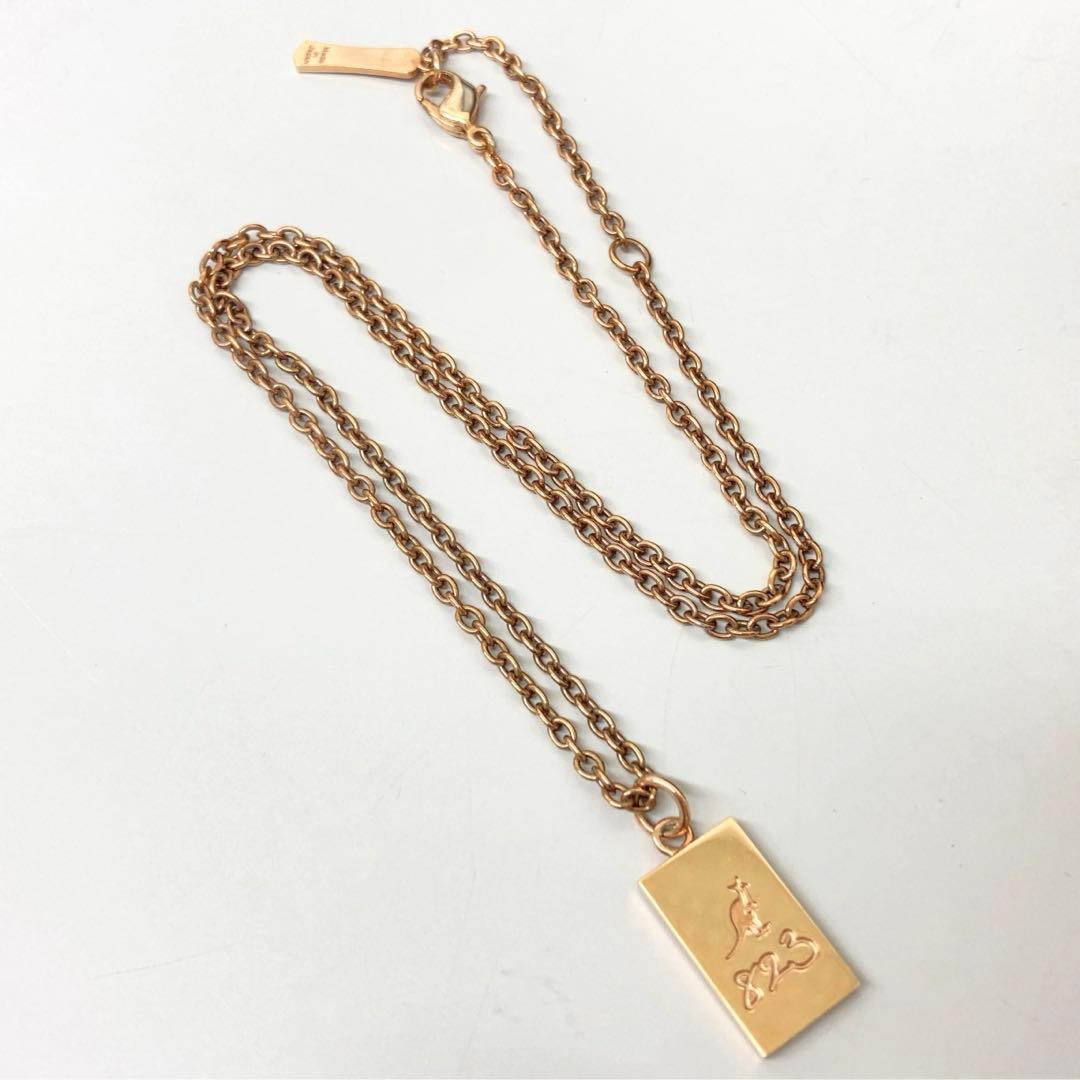 RAN×KANGOL REWARDコラボネックレス　ゴールド