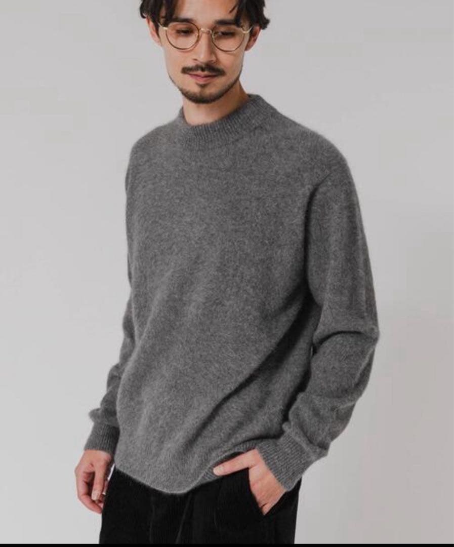 URBAN RESEARCH フォックス カシミヤクルーネックニット Lサイズ