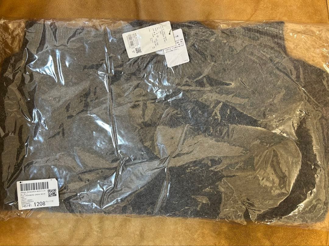 URBAN RESEARCH フォックス カシミヤクルーネックニット Lサイズ