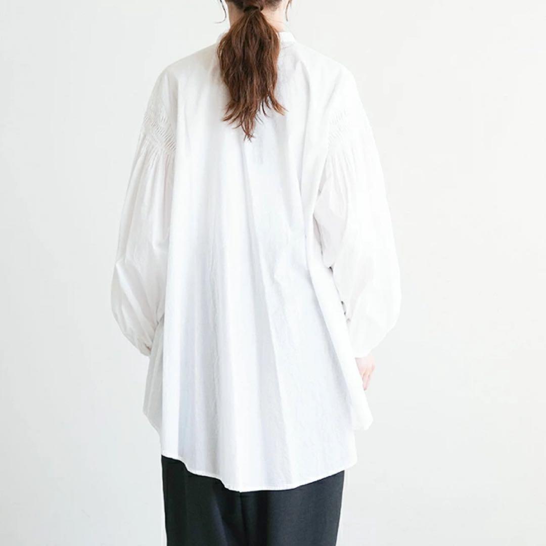 人気完売⭐︎mizuiro ind ピンタックパフスリーブシャツ☆