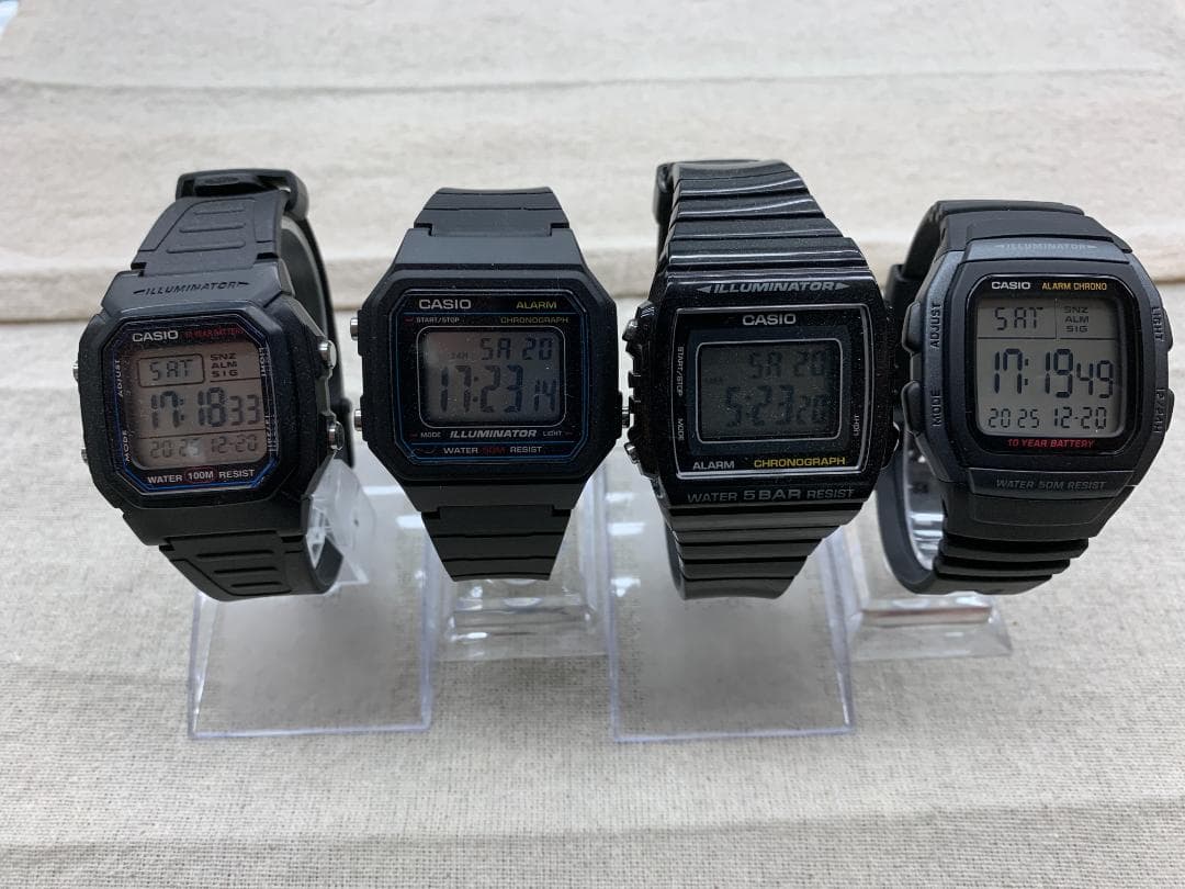 k*i様 CASIO チープカシオ デジタル腕時計 16点セット + Q&Qとダ