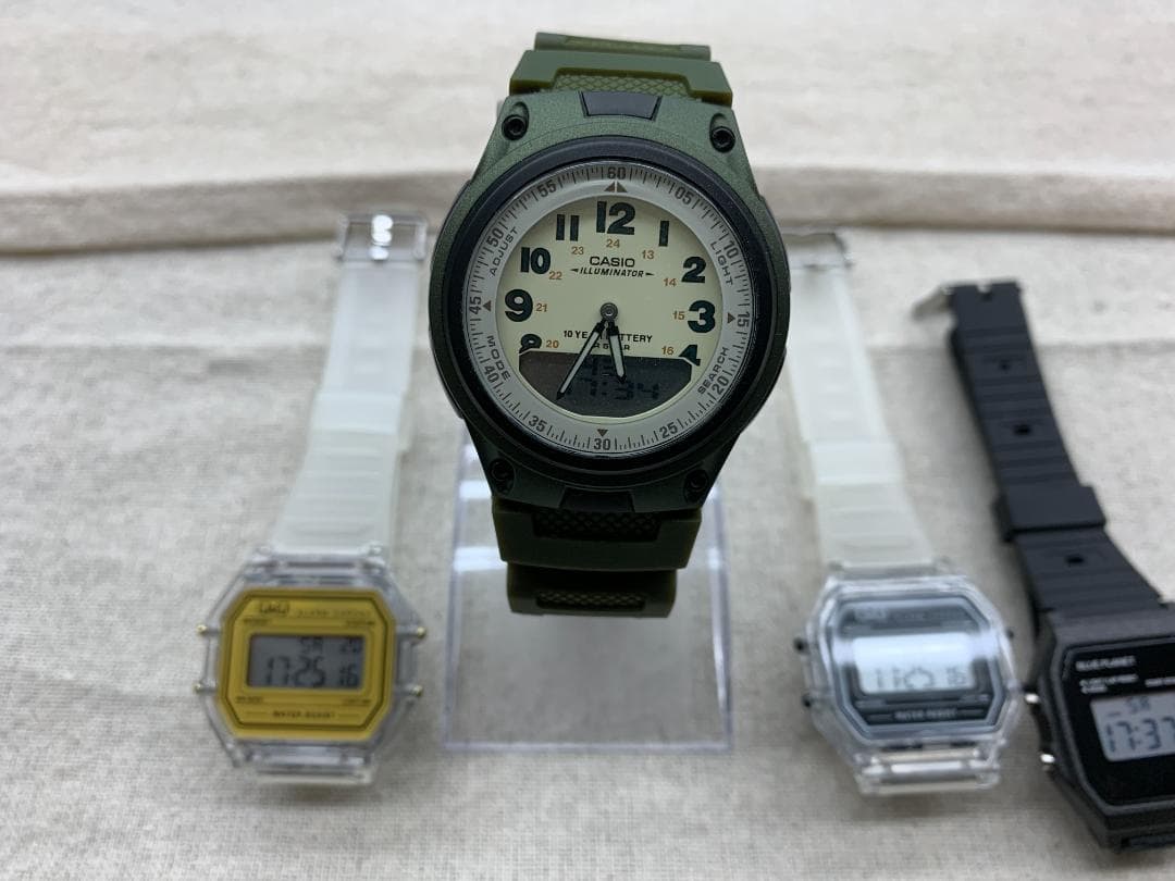 k*i様 CASIO チープカシオ デジタル腕時計 16点セット + Q&Qとダ