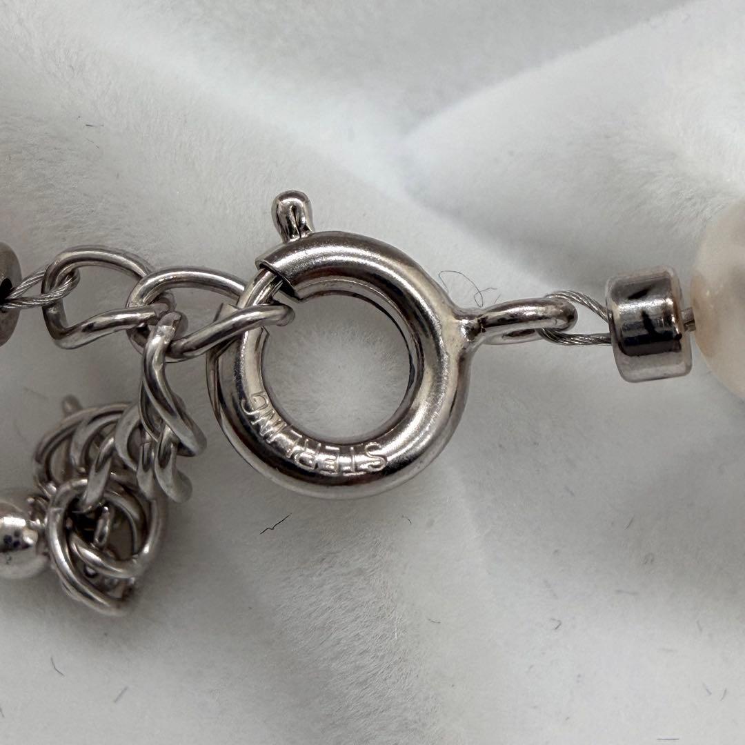 【テリ強】 本真珠　パール　ネックレス　6.5-7.0mm　30.34g