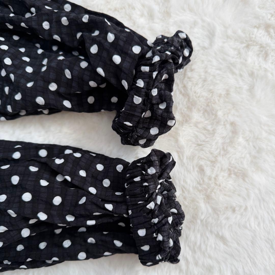 未使用級✨ビアズリー　ドットギャザーワンピース　サイズ1 M 完売品