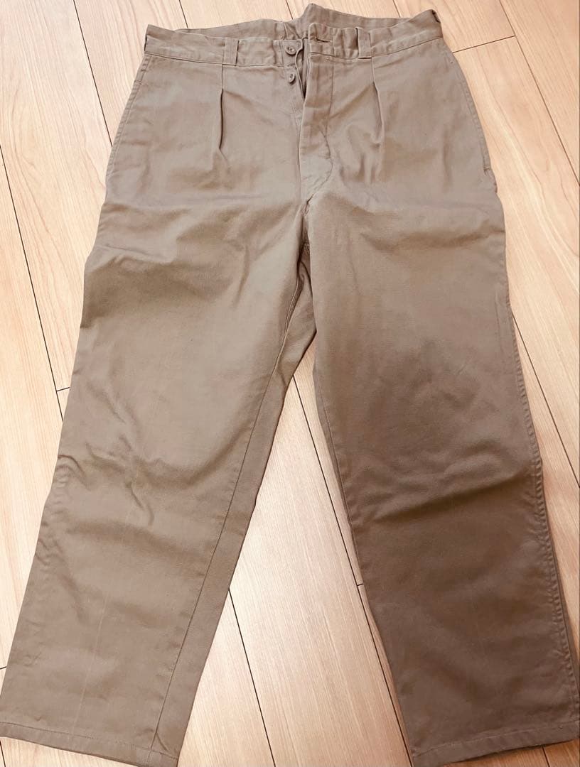 まっつん　フランス軍　1960〜 M52 チノパンツ 後期　サイズ34