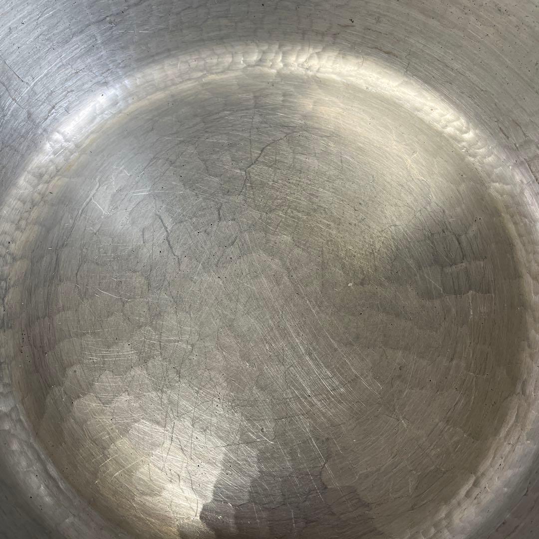 京都鍛金工房WESTSIDE33 アルミ製段付き鍋　27㎝