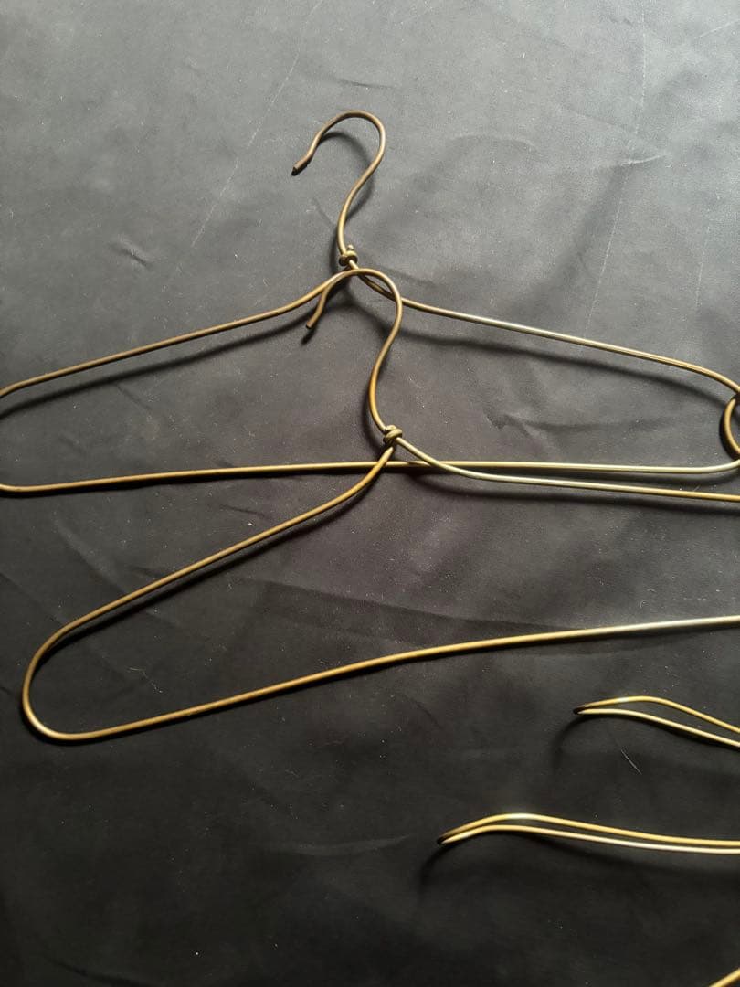 未草•作家物•真鍮ハンガー•ハンドメイド•11本セットアンティーク•シャビー