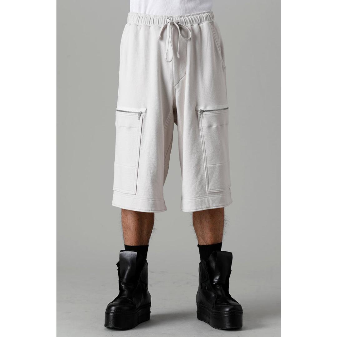 JULIUS ユリウス Cotton Sweat Cargo Shorts