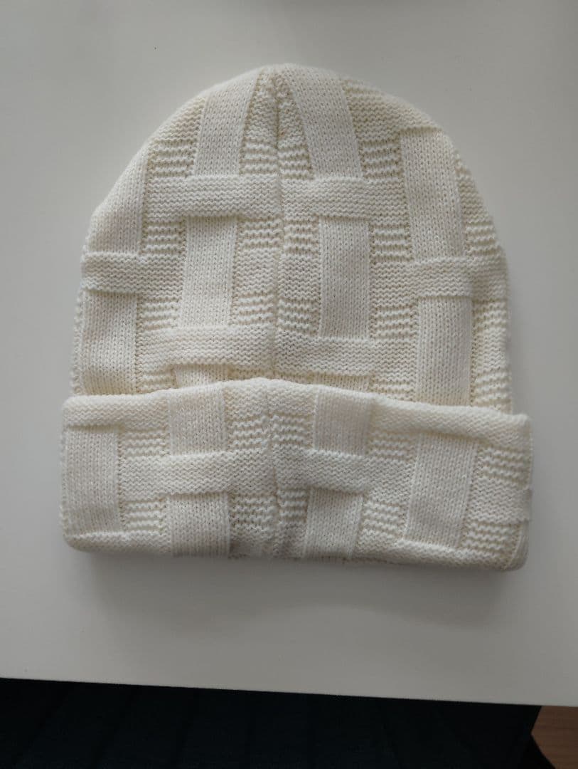 Supreme ホワイト ニット帽 ビーニー　新品