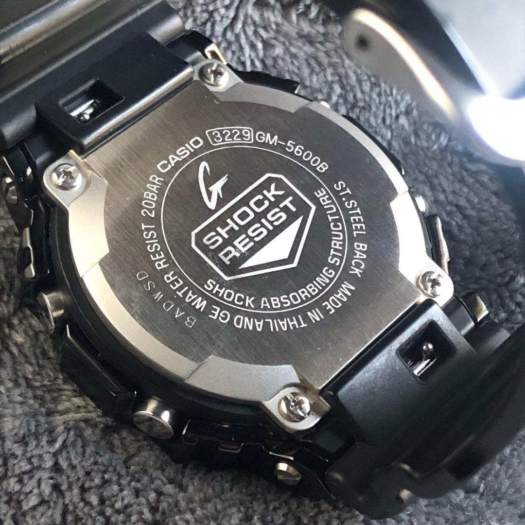 メタルブラック［目立つキズなし］G-SHOCK GM-5600B-1JF