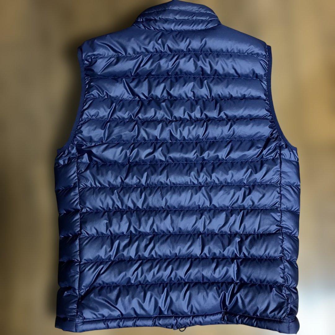 美品 patagonia ダウン・セーター・ベスト ネイビー　M