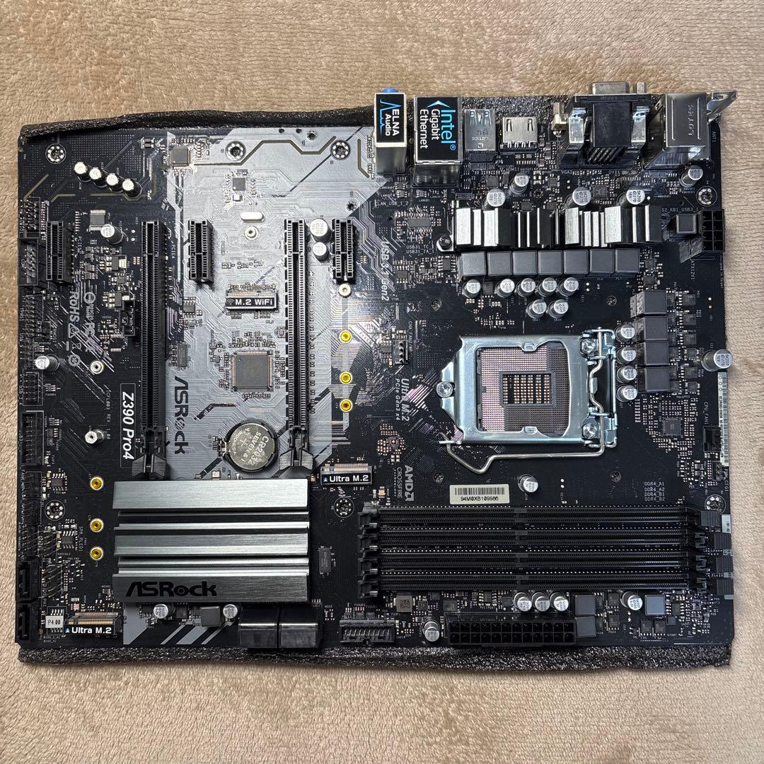 ASRock Z390 Pro4 マザーボード【動作確認済み】