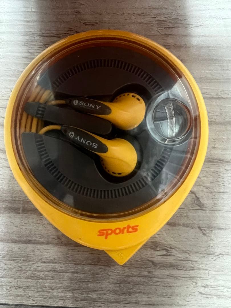 90’sソニースポーツイヤホンsonysports海外使用ヴィンテージイヤホン